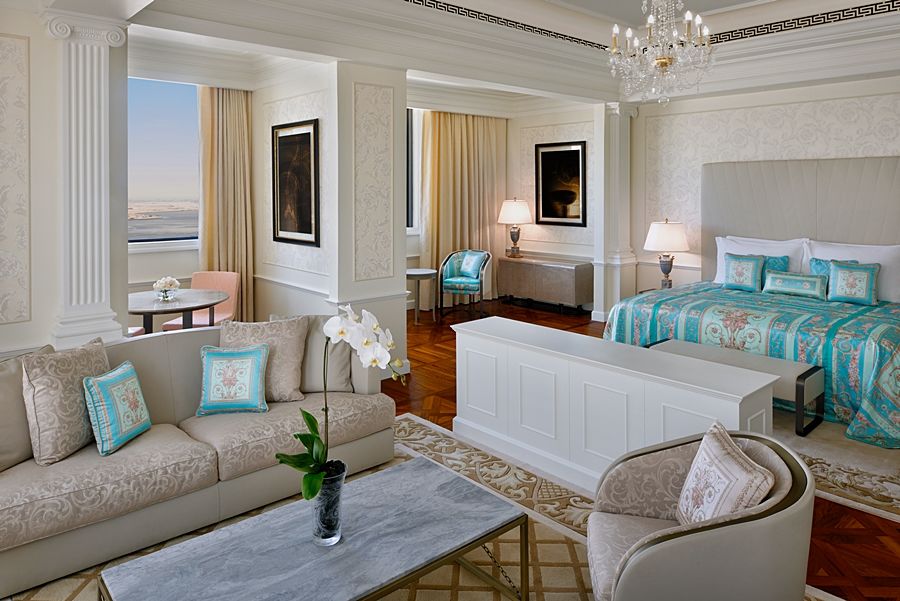 พาลาสโซ่ เวอร์เซส ดูไบ Hotel ภายนอก รูปภาพ A suite at the Atlantis Paradise Island